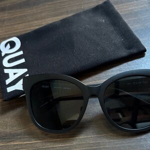Quay Australia Matte Black Sunglasses